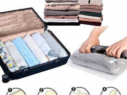 Пакет вакуумный скручивающийся дорожный Roll Up Bag