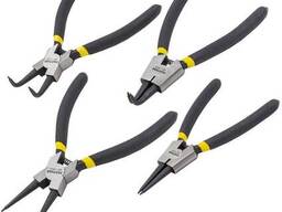 Partner Набор съемников стопорных колец, 4 предмета (L-150мм), на полотне 28373. ..