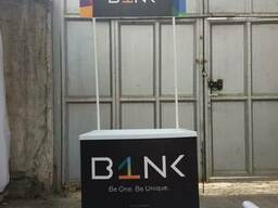 Печать и конструкция промо стоек для акций