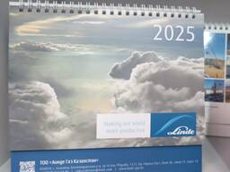 Печать календарей настенных, настольных, квартальных