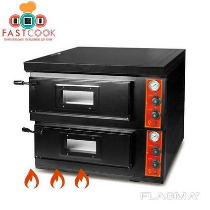 Печи для пиццы двухуровневая Газовая 60 см - диаметр