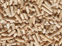 Пеллет гранула топливный древесный и лузга подсолнуха