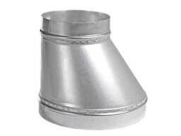 Переход воздуховода Разм.1: 100-2100 мм, Разм.2: 80-1700 мм, Дл: 0,1-1,8 мм в Астане