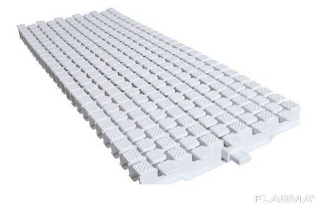 Переливная решетка Square Design TG04 для бассейна (Белая, Размеры: 250x25)