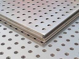 Перфорированный металлический лист 0,4—10 мм, раскрой 1х2 м в Караганде