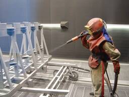 Пескоструйная обработка Вид проката: труба электросварная…, Матер: сталь в Караганде