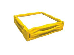 Песочница пластиковая желтая