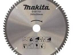 Пильный диск универсальный 260x30x2.6/1.8x80T Makita D-81751