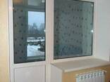 Пластиковое окно глухое балконный блок (кирпичный дом) - фото 3