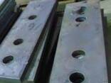 Пластина стальная с зенковкой 30мм толщиной - фото 2