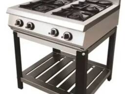 ПЛИТА 4 КОНФ. KAYMAN ПГ-4-11 800х800х1050 мм,4 профессиональные горелки класса Heavy Duty,