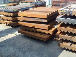 Плиты дробящие брони дробящие