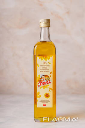 Подсолнечное нерафинированное масло "Доня" 0.5 л