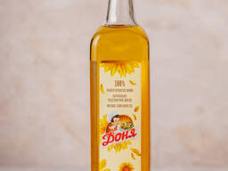 Подсолнечное нерафинированное масло "Доня" 0.5 л