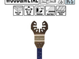 Погружное пильное полотно 10 мм для древесины и металла OMM 09-X1