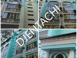 Покраска фасадов в Алматы. Покраска зданий Алматы.