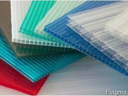 Поликарбонат сотовый цветной, толщина 25 мм, размер 2,1*12 м