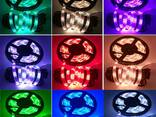 Полный набор RGB цветная лента 5 метров пульт ДУ БП - фото 3