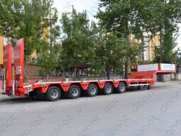 Полуприцеп тяжеловоз низкорамный 5-осный