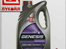 Полусинтетическое моторное масло лукойл genesis advanced 5w4