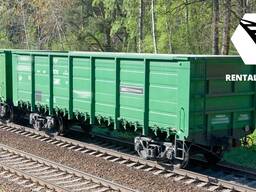 Полувагоны и вагоны под погрузку от Rental Wagons