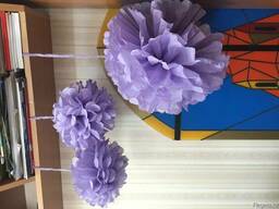 Помпоны, бонбоньерки, рассадка и т. д.