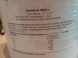 Порошок Цинка