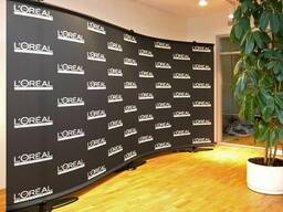 Пресс стены. Широкоформатная печать