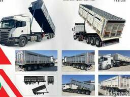 Прицепы; запасные части сельхоз. техники