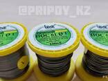 Припой ПОС-61 ТК ф1,0 олово 60% свинец 40% трубчатый с канифолью катушка 0,5 кг - фото 3