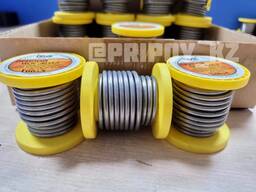 Припой ПОС40ТК ф3.0 олово 40% свинец 60% трубчатый с активированным флюсом канифоль 0.1 кг