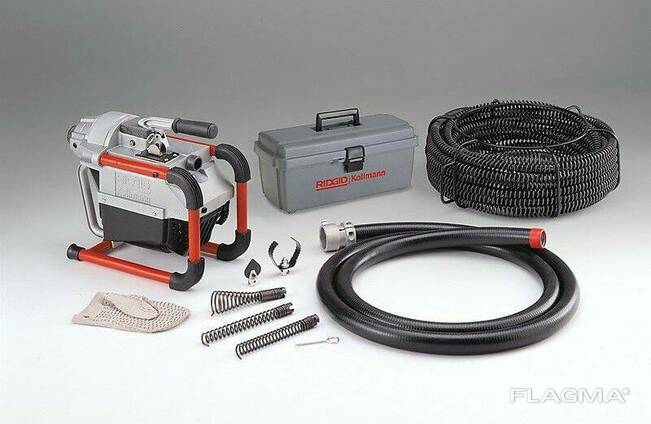 Прочистная машина Ridgid K-60Sp-Se-A30 с комплектами прочистных насадок и. ..