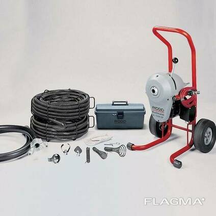 Прочистной аппарат для канализации K-1500A Se c комплектом спиралей