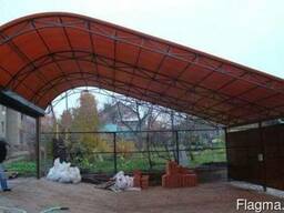 Делаем навесы под сотовый поликарбонат