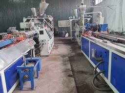 Продаются 2 промышленные линии для производства террасной доски из ДПК