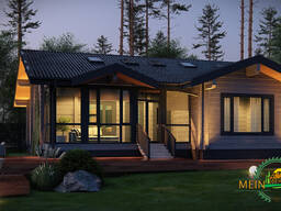 Построим дом, проект дома из бруса профилированного № 160