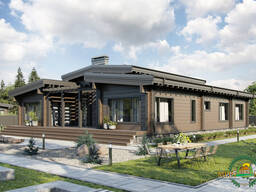 Построим дом, проект дома из клееного бруса № 169