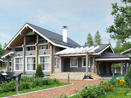 Построим дом, проект дома из ОЦБ 240 мм № 304