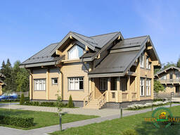 Построим дом, проект дома из бруса массива профилированного № 321.