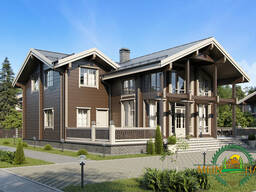Построим дом, проект дома из клееного бруса № 342