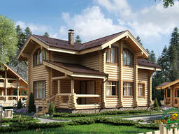 Построим дом, проект дома из ОЦБ 240мм № 81.