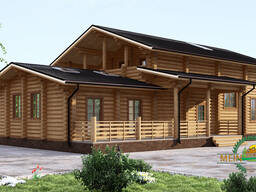 Построим дом, Проект дома с бассейном ОЦБ 260 мм № 386.