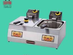 Профессиональная турецкая фритюрница 8*8л