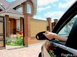 Установка электрооборудования для откатных ворот