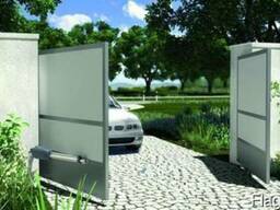 Установка электрооборудования для распашных ворот