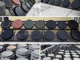 Производство чугунных люков в ассортименте.