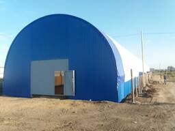 Тентовые быстровозводимые ангары