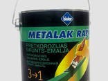 Противокоррозионная грунт-эмаль 3 в 1 Metalak Rapid Зеленый - фото 1