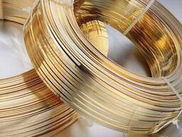 Проволока латунная 0,1—12 мм, марки Дкрпт; Brass; Дкрнм в Актау
