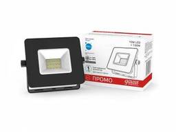 Прожектор Gauss Elementary 10W 850lm 6500К 200-240V IP65 PROMO черный